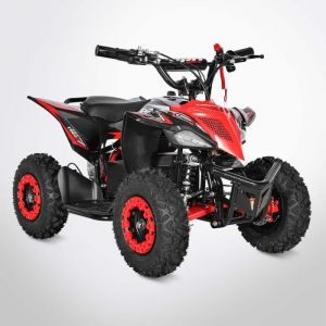 Pocket Quad TIRAX 800W - Mini Quad Enfant Électrique 800 W - Rouge