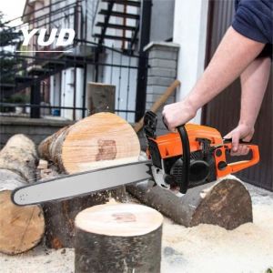 Tron&ccedil;onneuse sans fil YUD 52cc 45cm - Orange - Puissance 2200W - Moteur Thermique 25cv - Cylindr&eacute;e 52cm3