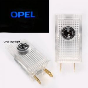 2pcs logo voiture porte &eacute;tape phare fant&ocirc;me ombre projecteur pour OPEL INSIGNIA