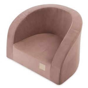 Fauteuil en Mousse pour Bébé Enfants pour la Chambre dEnfant MISIOO Velours Velvet Doré 53x40 cm