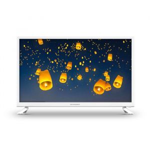 SCHNEIDER - GMS24N100W - T&eacute;l&eacute;viseur D-LED 2K 24(60cm) - 1366 x768 pix HD - Non SMART - HDMIx1 - Dolby audio - TNT HD - Blanc