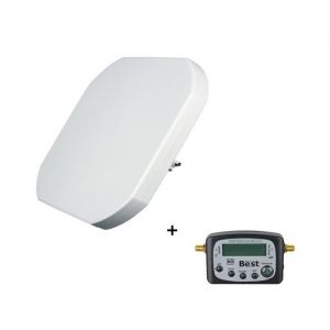 Antenne Satellite - OPTEX - OPT 270 701270 - Gain 34dBi - Pointeur Inclus - 1 Sortie Sat