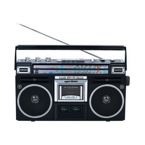 Poste Radio-Cassette Stéréo Bluetooth - Lecteur cassette et radio AM/FM - Interface SD/USB - Noir