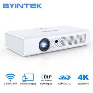 Projecteur DLP BYINTEK R19 home cinéma 3D 4K HD - WiFi Bluetooth 700 lumens 1280 x 800 30-300 pouces