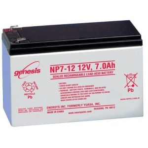 BATTERIE PLOMB &Eacute;TANCHE NP7-12 ENERSYS  12V 7AH