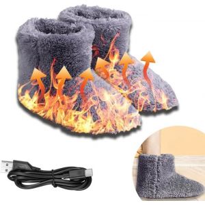 Chaussons chauffants &eacute;lectriques chaussures chauffantes USB chaussures chauffantes CHAUFFE-PIEDS - CHANCELIERE ELECTRIQUE