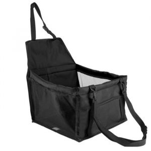 Siège Voiture Chien et Chat avec RehausseurCeinture de Siège de Voiture de Sac Voiture danimal Familier Respirant Sac de