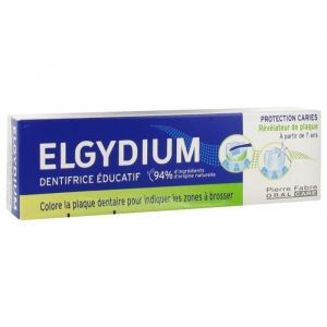 Dentifrice - Elgydium - Éducatif - Arôme Pomme Fraîche - 50 ml - Fluorinol 1000 ppm