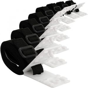 Kit de fixation pour bâche solaire de piscine 8 sangles de couverture solaire Kit de sangles pour couverture solaire 8 pièces