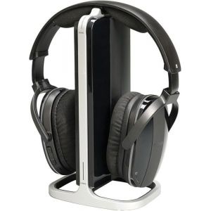 Retekess TA007 Casque TV sans Fil Station de Charge démetteur 2.4G Pas de Retard Audio 60m Casque Television pour la Maison
