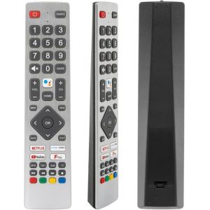 Nouvelle T&eacute;l&eacute;commande Infrarouge pour Sharp la T&eacute;l&eacute;vision Intelligente avec 4 Raccourcis Clavier Communs sans R&eacute;glage