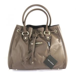 Sac cuir Ted lapidus taupe