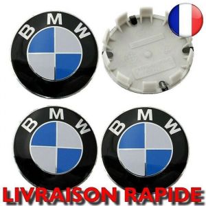 Lot de 4 caches moyeu BMW 68mm classic couleur - Vendeur Français - Mastershop