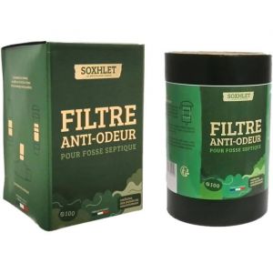 Cartouche/Filtre Anti Odeurs Pour Fosse Septique-Rechargeable-Au Charbon Actif De Qualité-Installation Facile-Durable-Toutes Eaux-