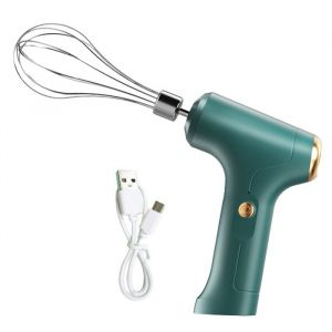 Batteur &agrave; main sans fil fouet &eacute;lectrique batteur &eacute;lectrique portatif rechargeable par USB mono-&eacute;tage (t&ecirc;te simple/double Label