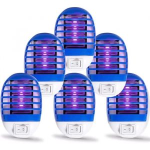 Moustique Tueur Lampe Lot de 6Appareil anti moustique Destructeur de Mouches Int&eacute;rieurMoustique Attrape Mouche pour int&eacute;rieur