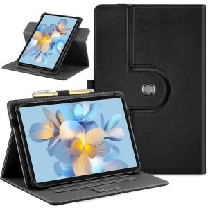 Coque Universelle Pour Tablette 10/11 Pouces Étui Rotative À 360° Multipositions Pour Tablette Teclast Blackview Honor Black