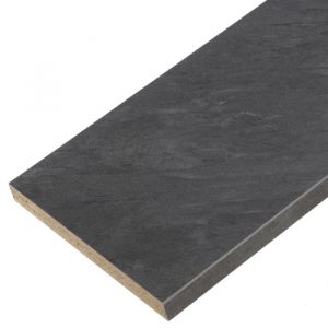 Plan de travail stratifié ardoise foncé 2770 x 640 x 38 mm - PEFC 75%. FORESTEA Dimensions : 2750 mm x 640 mm x 38 mm