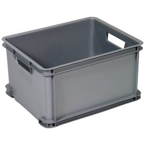 Boîte de rangement - Curver - Unibox Classic L - 30 L - Empilable - Plastique gris