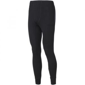 Collants Thermiques AVENTO pour Homme - Noir - Coutures plates