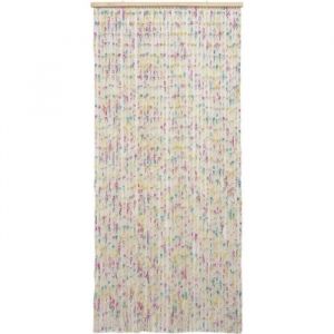 Rideau de porte - Ma&iuml;s - 90 x 200 cm - Naturel - Uni - Int&eacute;rieur