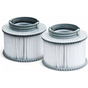 Filtres pour Spa - Mspa - Pack de 2 - Ø115x86cm - Blanc