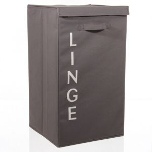 Five Simply smart - Panier &agrave; linge Imprim&eacute; - Taupe