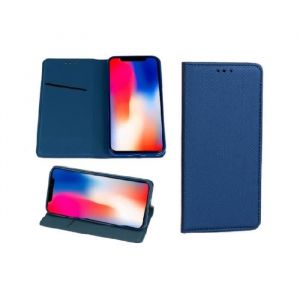 Coque iPhone SE 3 2022 / 2020 / 8 / 7 - Etui Housse Portefeuille Fermeture Magnétique Bleu Marine