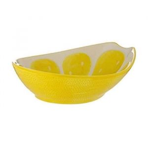 TYPHOON - Bol ovale 22 cm - citron - World Food Fruits