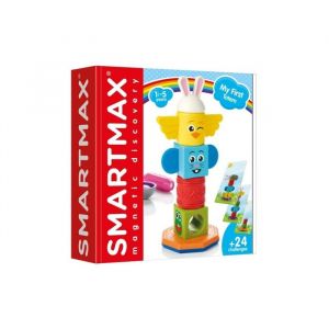 Coffret de construction - Smartmax - Mon premier totem - 8 pièces - Magnétique - Mixte