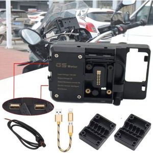 Support de Navigation pour t&eacute;l&eacute;phone Portable avec Chargeur USB Compatible avec BMW R1200GS LC et Adventure S1000XR R1200RS