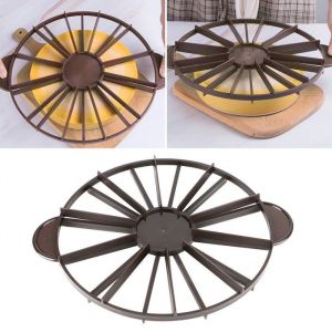 Séparateur de pain rond ménager 10/12 pièces coupe-gâteau à portions égales marqueur de tranches outil de cuisson