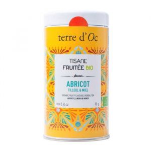 Tisanes et infusions - Terre dOc : Tisane bio abricot tilleul miel