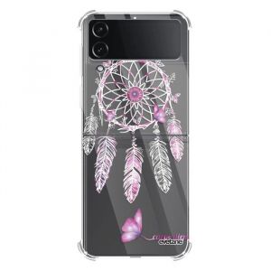 EVETANE Coque souple renforc&eacute;e compatible Coque Galaxy Z Flip 4 - Mod&egrave;le : Carpe diem