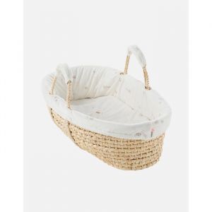 Couffin en Veloudoux® - Bali Moka & Snow - ecru
