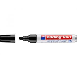 Marqueur Permanent - EDDING - N°1 - Pointe Fine - Noir - Indélébile