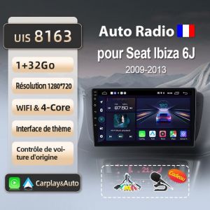 litillbuly 1Go 32Go WIFI adaptateur autoradio pour Seat Ibiza 6j 2009 2010-2013 accessoire autoradio android voiture carplay
