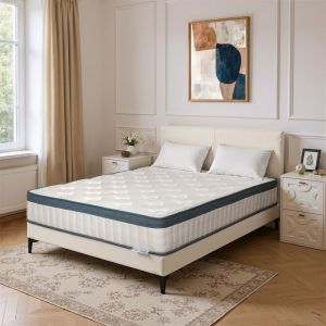 Matelas 90 x 200 cm&Eacute;paisseur 22 cmLittle TreeMatelas &agrave; Ressorts Ensach&eacute;sDuret&eacute; Moyenne H3Matelas Orthop&eacute;dique 7 Zones