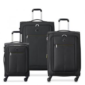 DELSEY PARIS Valise noir pour femme et homme - Pin Up 6 Expandable 4DR Cabin Trolley L / M / S L 244987