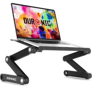 Duronic DML121 Support pour Ordinateur Portable Multifonction Pliable et réglable avec 6 articulations pour Tablette ou MacBook