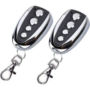 T&eacute;l&eacute;commande Universel lot 2 Clonage Portail Electrique Garage Ouvre-Porte Fob 433.92MHz Remplacement Porte Cl&eacute;