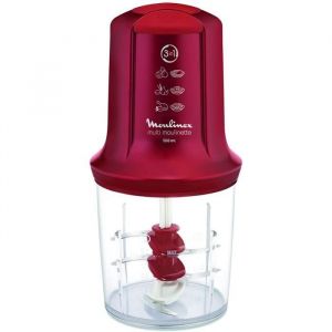Hachoir Électrique - Moulinex - Mini Moulinette - 500 ml - 500 W - 3 Fonctions (Hacher Mixer Émulsionner)