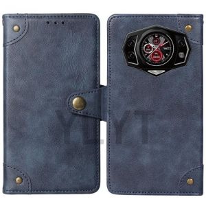 YLYT Bleu Magnétique Premium Portefeuille Cuir Housse Flip Coque TPU Silicone Case Pour Doogee s98 6.3 inch Étui Couverture Cover