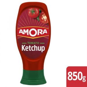 AMORA - Ketchup Nature 850G - Lot De 4