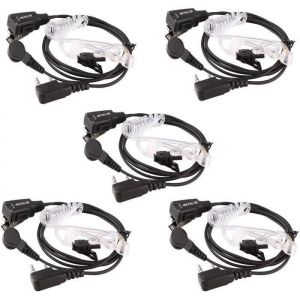 Retevis 2 Pin Oreillette Talkie Walkie Écouteur Tube Acoustique Transparent Oreillette Compatible avec Talkie Walkie Retevis (5