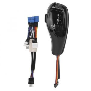 Tbest Changement de vitesse Kit de modernisation de pommeau de levier de vitesse à LED électrique LHD automatique pour BMW E46 E60