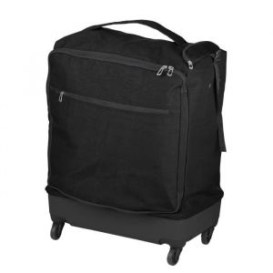 Valise trolley - XCase - 57 L - Noir - Souple - 4 roulettes 360°