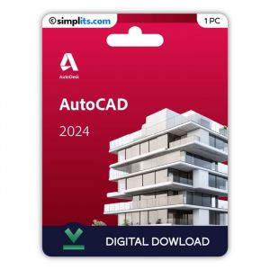 Autodesk AutoCAD 2024 - Activation Perp&eacute;tuelle - &Agrave; t&eacute;l&eacute;charger - 1 PC - Non compatible Mac