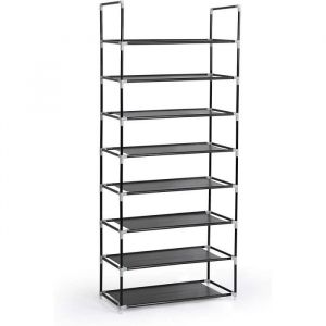 Classeur de chaussures Etagère de Chaussures 60 x 1365 x 295 cm avec 8 niveaux pour 40 paires de A81