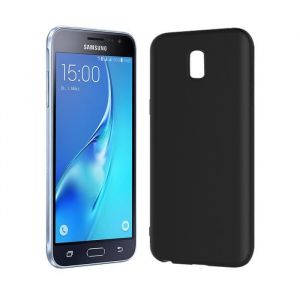 Coque pour Samsung Galaxy J3 2017 5.0 Silicone Gel Flexible Résistant Ultra fine Noir - Yuan Yuan